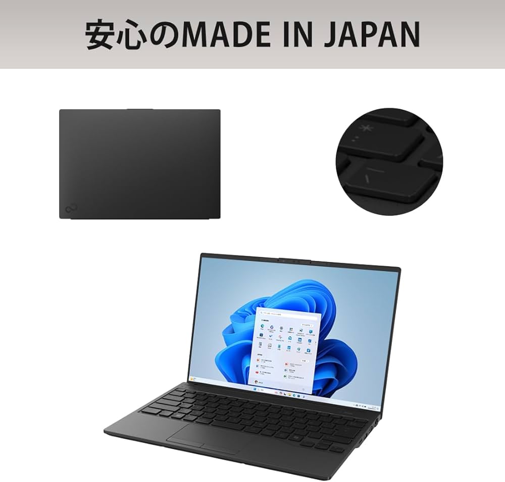 Amazon.co.jp: 富士通 ノートパソコン 日本製 FMV LIFEBOOK WU5/J3 (MS